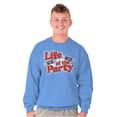 thumbnail image 1 of Life of the Party Funny Tootsie Roll Sweatshirt for Men or Women Brisco Brands M, 1 of 6