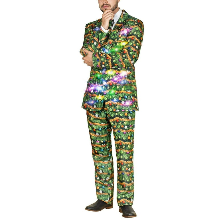 Led christmas suit sale
