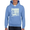 thumbnail image 1 of Life's A Beach - Vintage Palm Tree Emoji Youth's Hoodie, 1 of 4