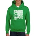 thumbnail image 1 of Life's A Beach - Vintage Palm Tree Emoji Youth's Hoodie, 1 of 4