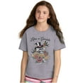 thumbnail image 1 of Life's A Gamble Skull Rose Tattoo Crewneck T Shirts Boy Girl Teen Brisco Brands L, 1 of 6