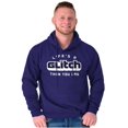 thumbnail image 1 of Life's A Glitch Then Lag Video Game Hoodie Sweatshirt Women Men Brisco Brands M, 1 of 6