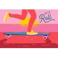 thumbnail image 1 of Life's A Ride Collection, Skateboarding, Let it Roll (12x18 Wall Art Poster, Room Decor), 1 of 3