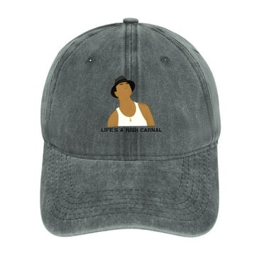 Life's A Risk And Carnal! Rad Lively Gray Baseball Cap for Men Women, Adjustable Snapback Hats Trucker Hat