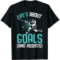 thumbnail image 1 of Life麓s About Goals Hockey Player Ice Hockey Youth Kids Boys T-Shirt, 1 of 5