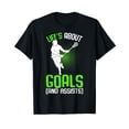 thumbnail image 1 of Life´s About Goals Lacrosse Player Youth Men Boys Kids T-Shirt, 1 of 5