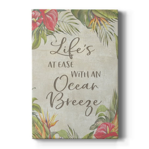 Life's At Ease Premium Gallery Wrapped Canvas - Ready to Hang