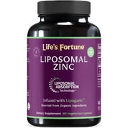 Lifes Fortune Zinc Supplement, 50mg Zinc Citrate, 90 Capsules, Zinc Supplement, Immune Support Formula