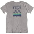 thumbnail image 1 of Life's Just Right with The Beach in Sight. Beach T-Shirt Gift for Men and Women Light Grey, 1 of 8