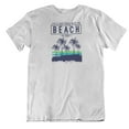 thumbnail image 1 of Life's Just Right with The Beach in Sight. Beach T-Shirt Gift for Men and Women White, 1 of 8