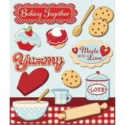 K&Company K586246 Sticker Medley-Baking Together