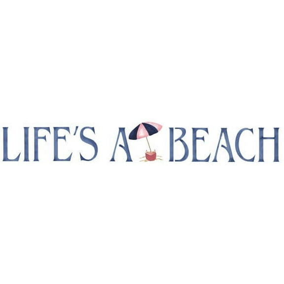 Life's a Beach Wall Stencil SKU #3102 by Designer Stencils