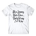 thumbnail image 1 of Life's a Journey, Not a Race, But If It Was I'd Win Shirt On Black or White Soft Cotton  Premium Shirt. Funny Tee and Great Gift. Comfy!, 1 of 2