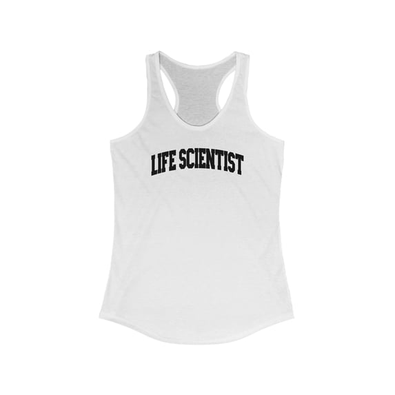 Life scientist Graduation Tank Top Gifts Shirt Womens Sleeveless