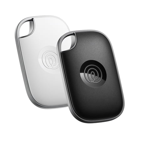 Tile by Life360 - Life360 Tile Pro - Powerful Bluetooth Tracker, Key Finder and Item Locator. iOS & Android Compatible. 2-Pack - Black/White