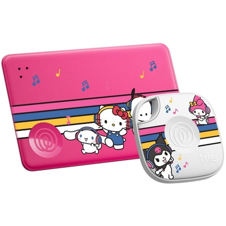Tile by Life360 - Life360 Tile Starter Pack - Bluetooth Trackers & Item Locators. iOS & Android 2-Pack Kuromi Club - Hello Kitty