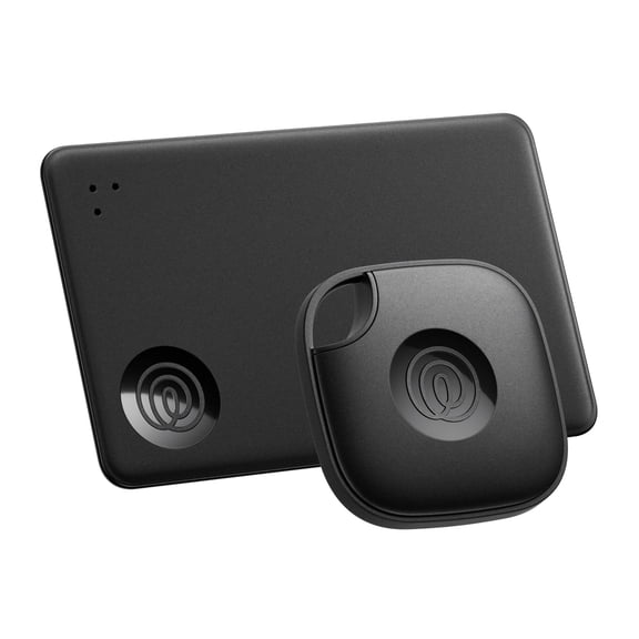 Life360 Tile Starter Pack - Bluetooth Trackers and Item Finders for Keys, Wallets & More. Both iOS and Android Compatible. Phone Finder. 2-Pack (Black Mate/Slim) Y101