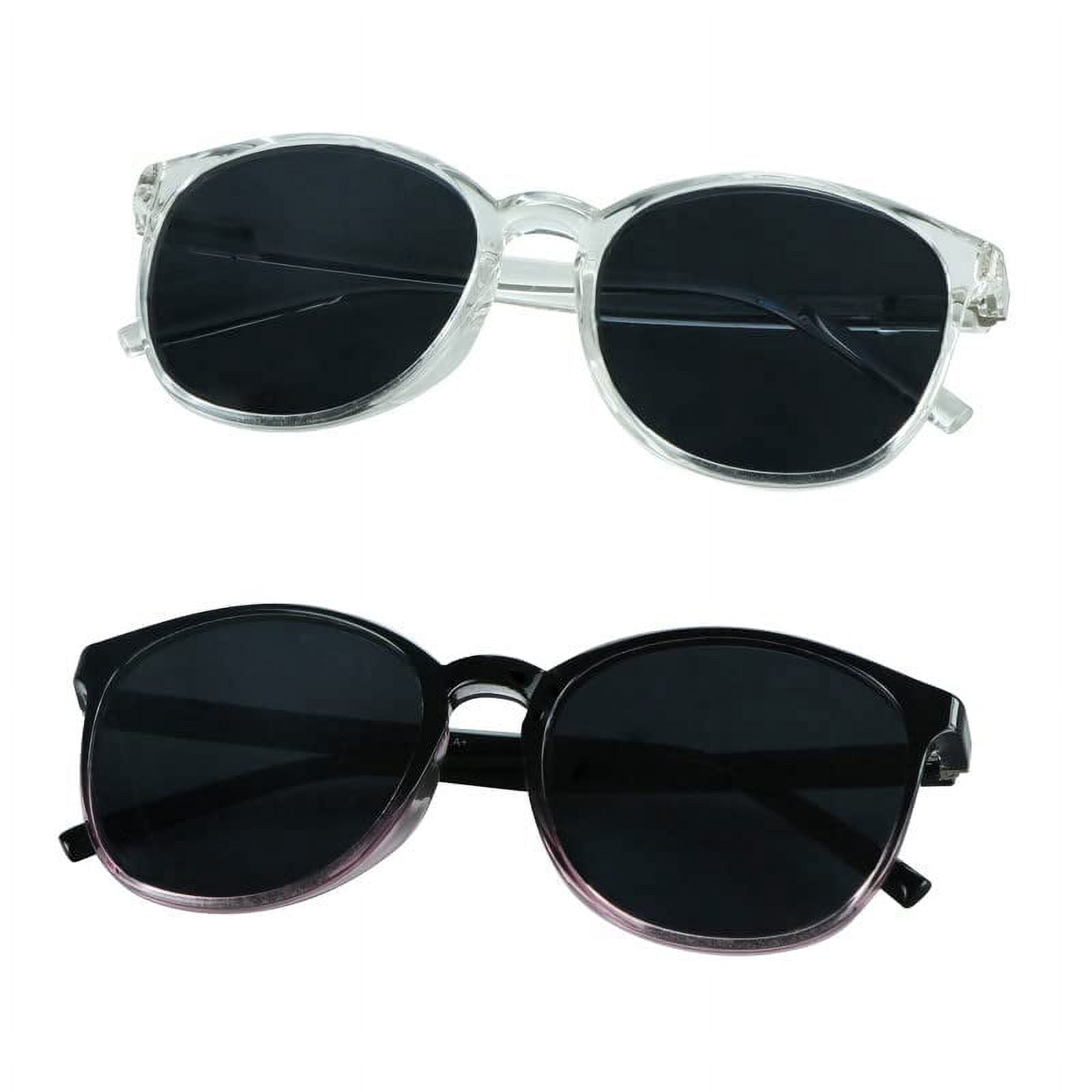 ?Round polarized sunglasses pack of 2 Amazon.com: Classic Polarized Sunglasses 2-Pack Black  main image 3