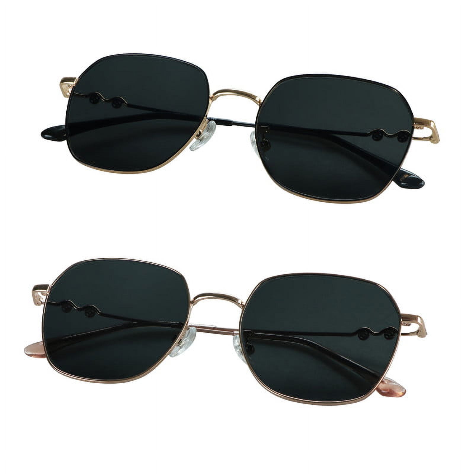 LifeArt 2 Pack Vintage Round Sunglasses for Men and Women  display picture 1