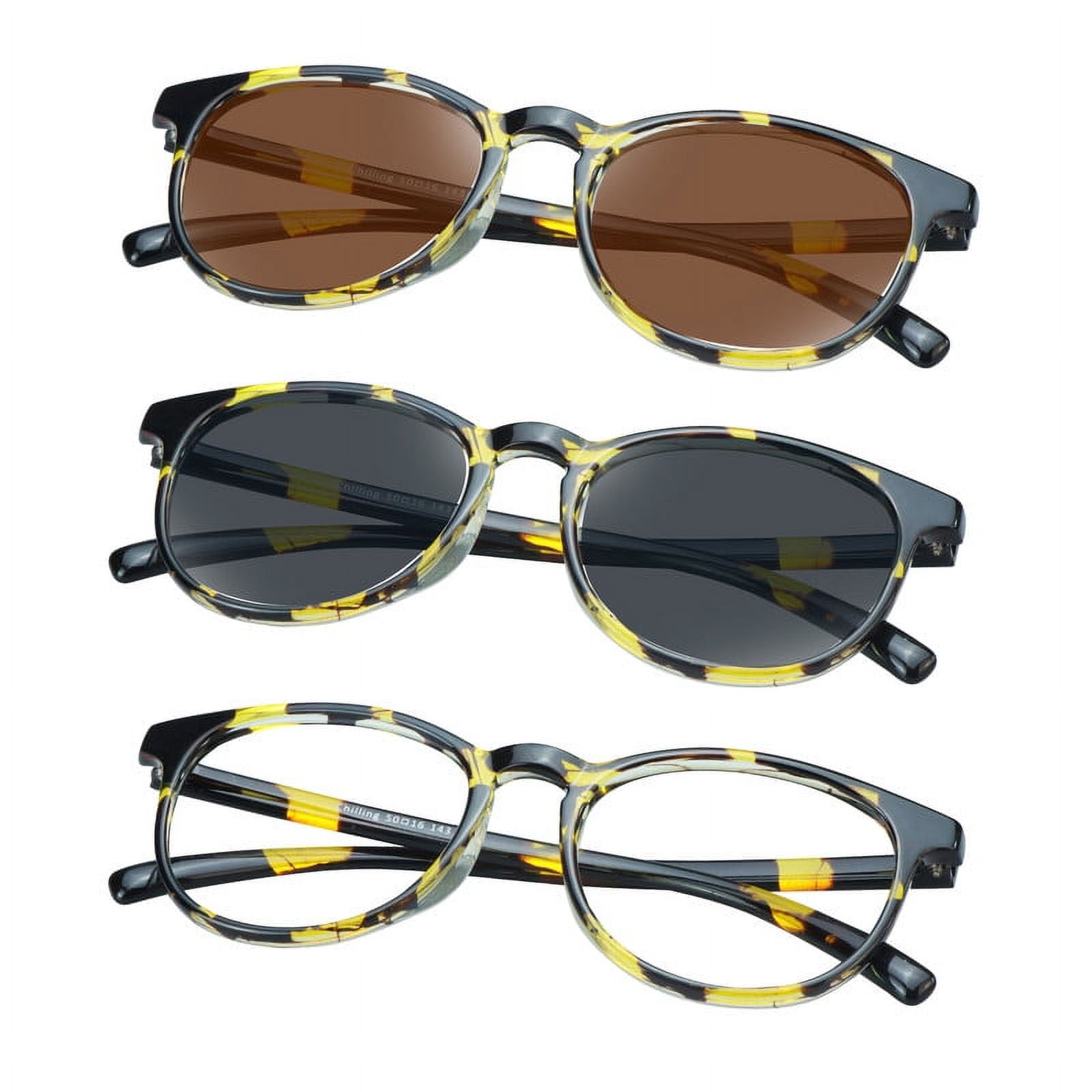 3 Pack Polarized Wrap Around Sunglasses UV400 Protection Sport Shades FEICE 3-Pack Unisex 1-Piece Windproof Polarized Sports  main image 4