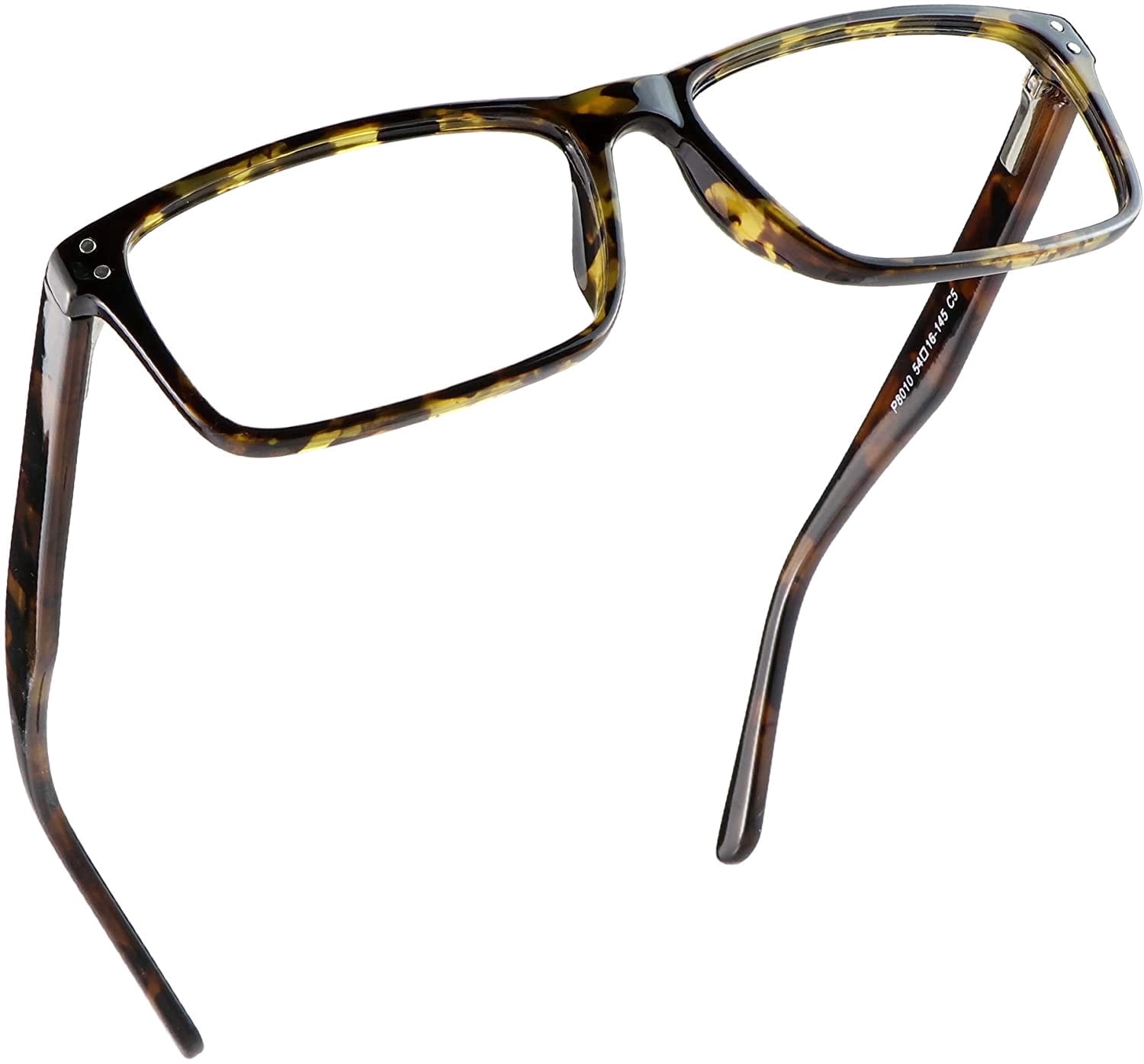 LifeArt Anti-Glare Blue Light Blocking Reading Glasses (Square Frame, +0.25 Magnification)