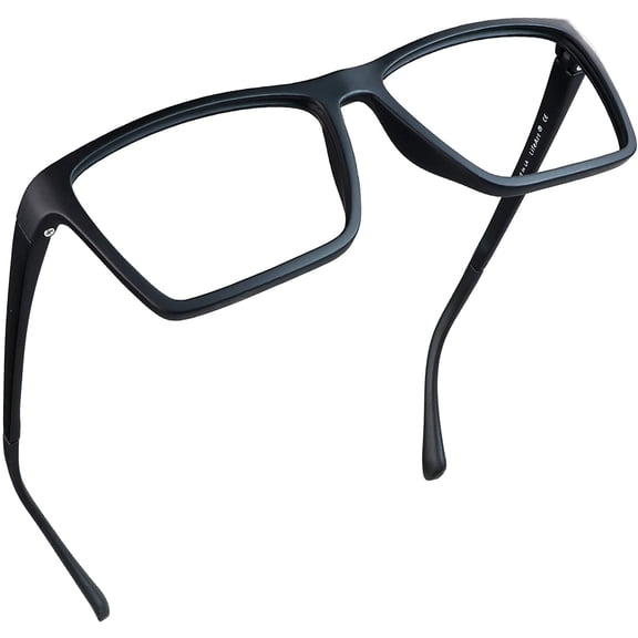 LifeArt Anti-Glare Blue Light Blocking Reading Glasses (Square Frame, +0.50 Magnification)