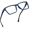 thumbnail image 1 of LifeArt Bifocal Reading Glasses with Round Lenses, Blue Light Blocking Glasses, Gaming Glasses, TV Glasses for Women Men, Anti Glare (Blue, +0.00/+1.75 Magnification), 1 of 6