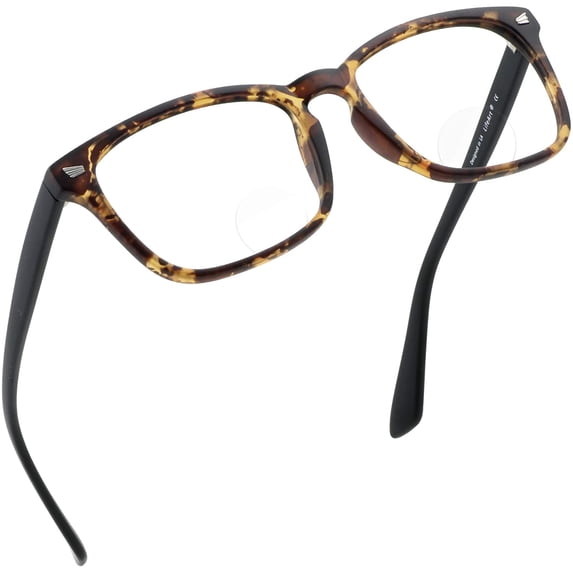 LifeArt Bifocal Reading Glasses with Round Lenses, Blue Light Blocking Glasses, Gaming Glasses, TV Glasses for Women Men, Anti Glare (Brown Tortoise, +0.00/+2.25 Magnification)