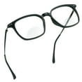 thumbnail image 1 of LifeArt Bifocal Reading Glasses with Round Lenses, Blue Light Blocking Glasses for Women Men, Anti Glare, Reduce Eyestrain (Black,+0.00/+1.00 Magnification), 1 of 8