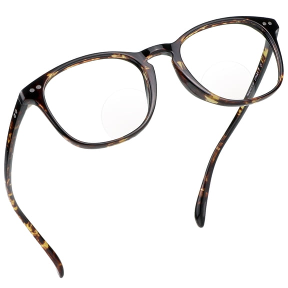 LifeArt Bifocal Reading Glasses with Round Lenses, Blue Light Blocking Glasses for Women Men, Anti Glare, Reduce Eyestrain (Floral,+0.00/+2.75 Magnification)