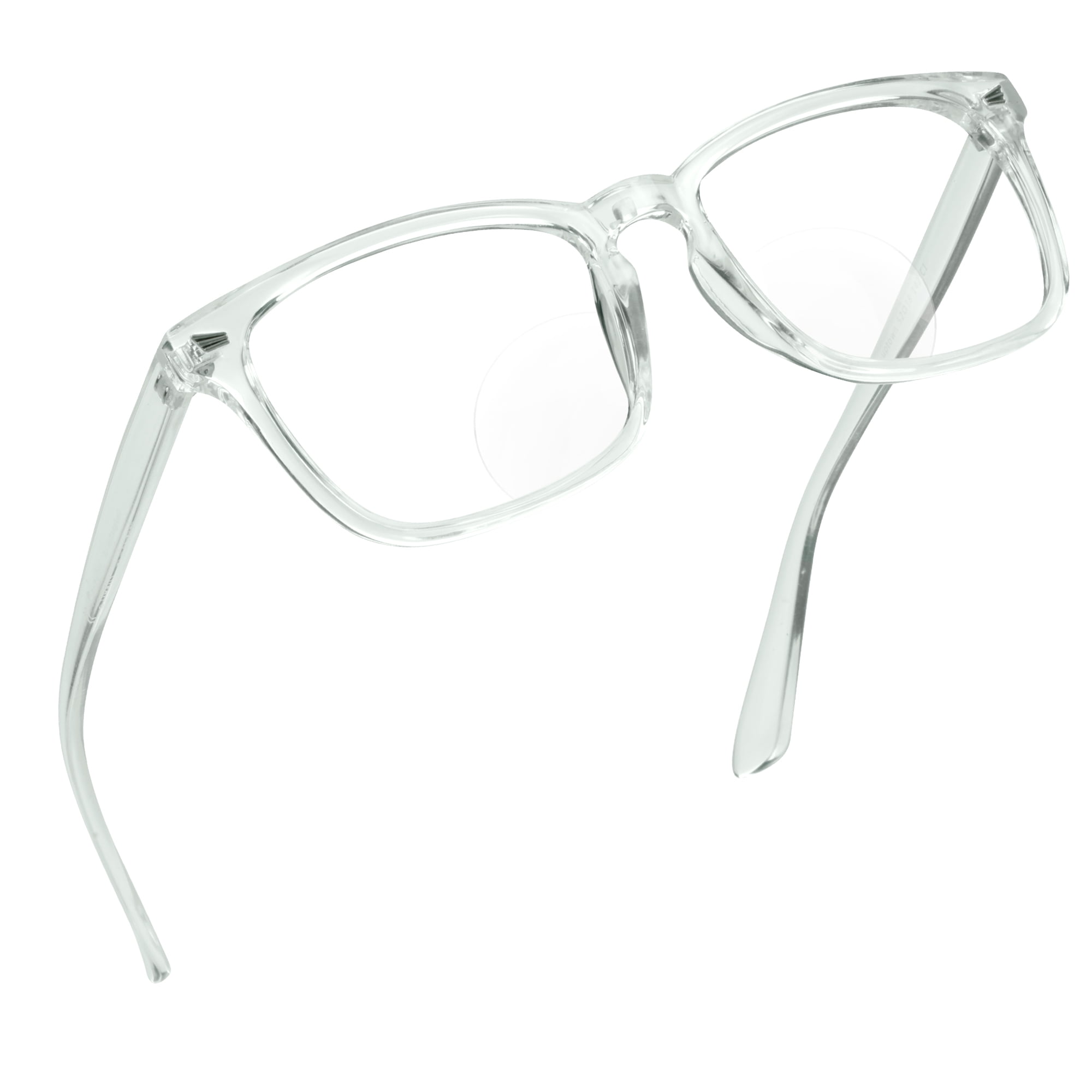 LifeArt Bifocal Reading Glasses with Round Lenses, Blue Light Blocking