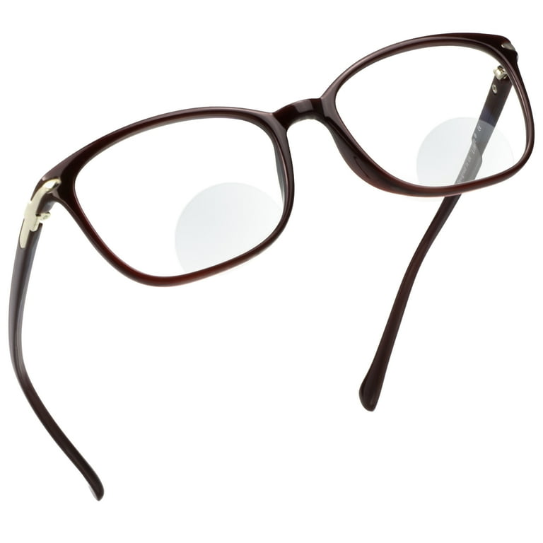 LifeArt Bifocal Reading Glasses with Round Lenses Blue Light