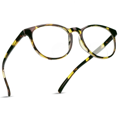 LifeArt Bifocal Reading Glasses (Round Frame, +0.00/+1.00 Magnification)
