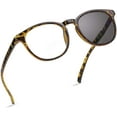thumbnail image 1 of LifeArt Bifocal Reading Glasses, Transition Photochromic Dark Grey Sunglasses, Oval Frame, Computer Reading Glasses, Anti Glare (Brown Tortoise, +0.00/+2.50 Magnification), 1 of 6