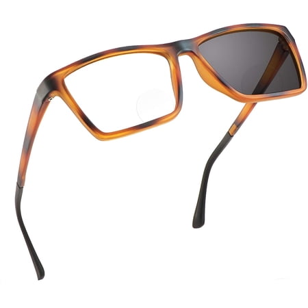 LifeArt Bifocal Reading Sunglasses (Square, +0.00/+1.00 Magnification)