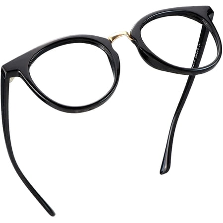 LifeArt Blue Light Blocking Reading Glasses (Round Frame, +0.25 Magnification)