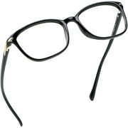 LifeArt Blue Light Blocking Glasses, Anti Eyestrain, Computer Reading Glasses, Gaming Glasses, TV Glasses for Women and Men, Anti Glare (Black, +2.75 Magnification)