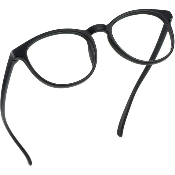 LifeArt Blue Light Blocking Glasses, Anti Eyestrain, Computer Reading Glasses, Gaming Glasses, TV Glasses for Women Men, Anti Glare (Black, +3.00 Magnification)