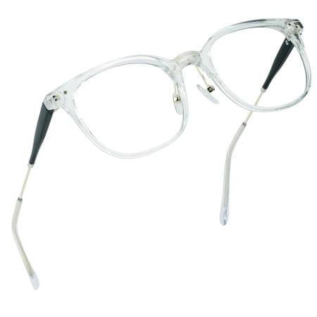 LifeArt Blue Light Blocking Glasses, Anti Eyestrain, Computer Reading Glasses, Gaming Glasses, TV Glasses for Women Men, Anti Glare (Clear, +2.50 Magnification)