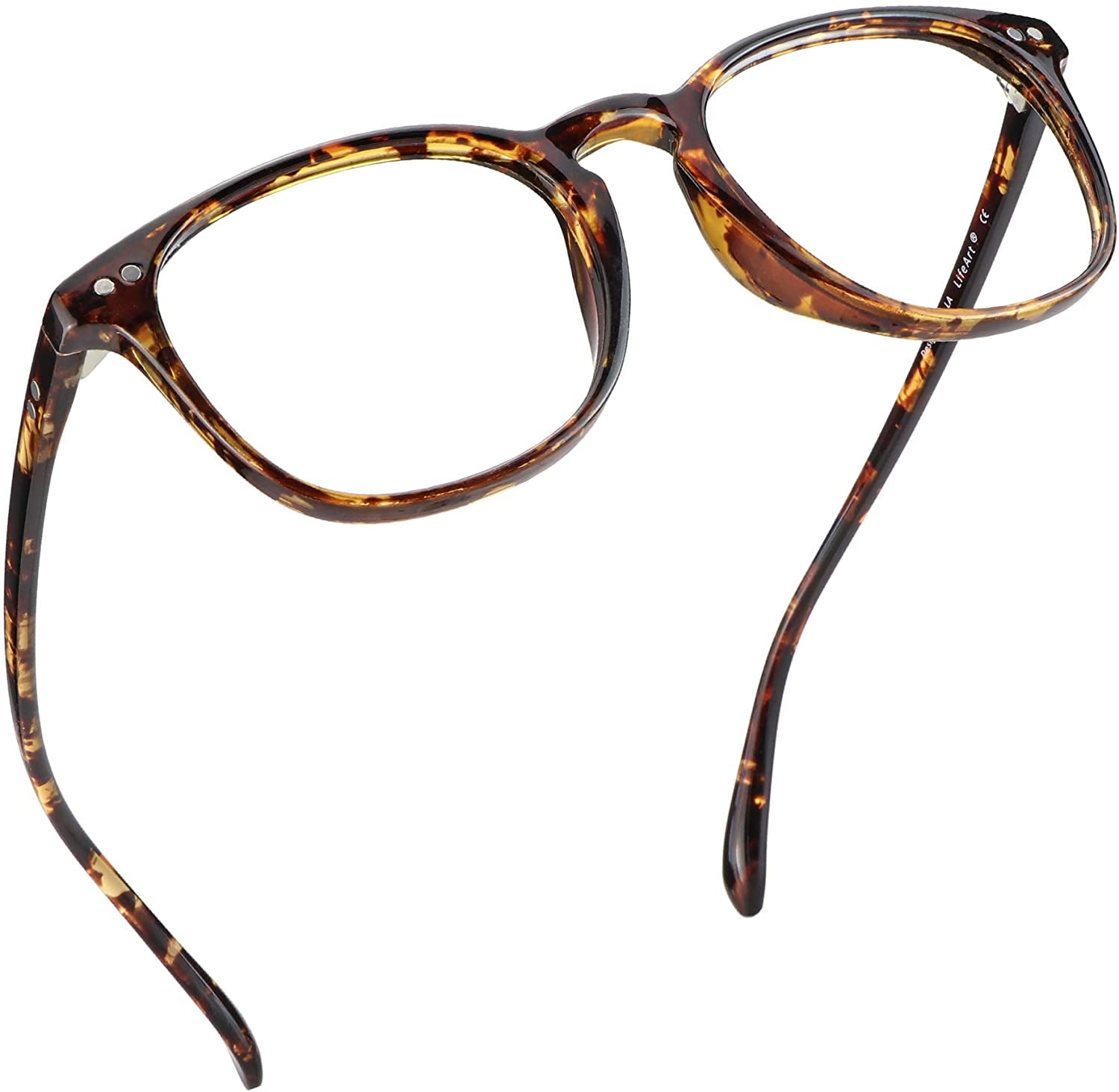 KZKR Blue Light Blocking Reading Glasses 2 Pack Rimless Tinted Computer