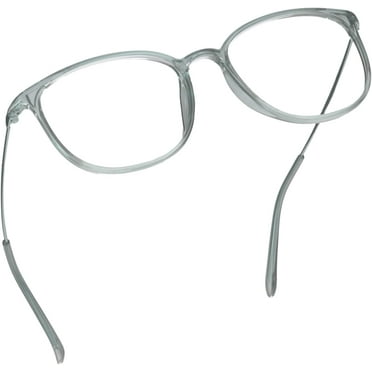 LifeArt Blue Light Blocking Glasses, Anti Eyestrain, Computer Reading Glasses, Gaming Glasses, TV Glasses for Women Men, Anti Glare (Gray, +2.00 Magnification)