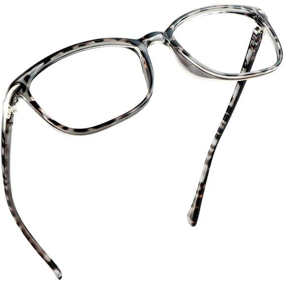 LifeArt Blue Light Blocking Glasses, Anti Eyestrain, Computer Reading Glasses, Gaming Glasses, TV Glasses for Women and Men, Anti Glare (Leopard, +1.50 Magnification)