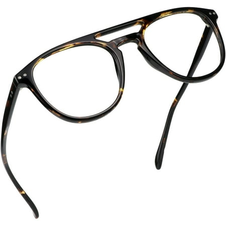 LifeArt Blue Light Blocking Glasses, Anti Eyestrain, Computer Reading Glasses, Gaming Glasses, TV Glasses for Women Men, Anti Glare (Tortoise, +1.75 Magnification)