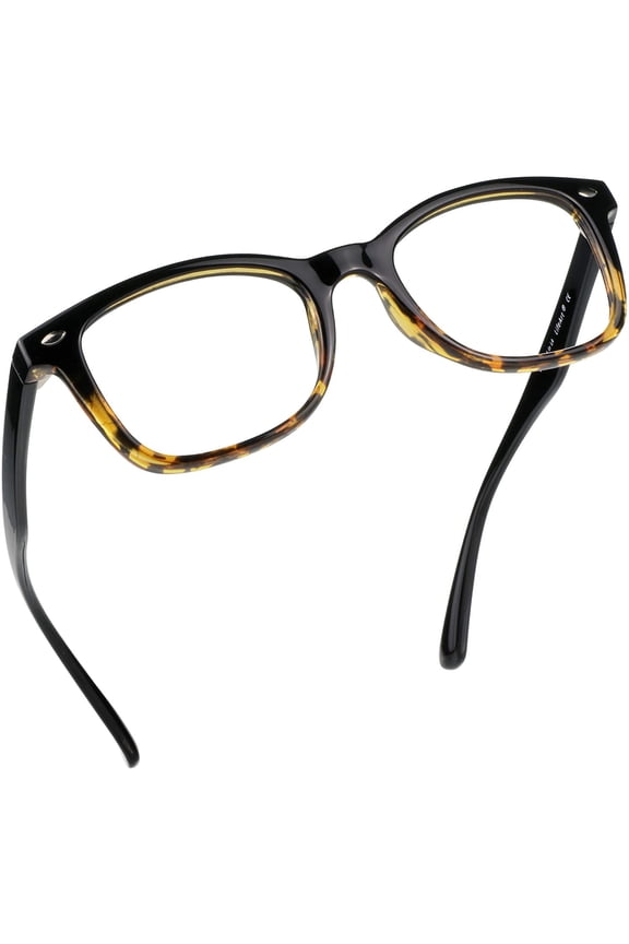 Blue Light Blocking Glasses, Anti Eyestrain, Computer Reading Glasses, Gaming Glasses, TV Glasses for Women Men, Anti Glare (Tortoise, +3.50 Magnification)