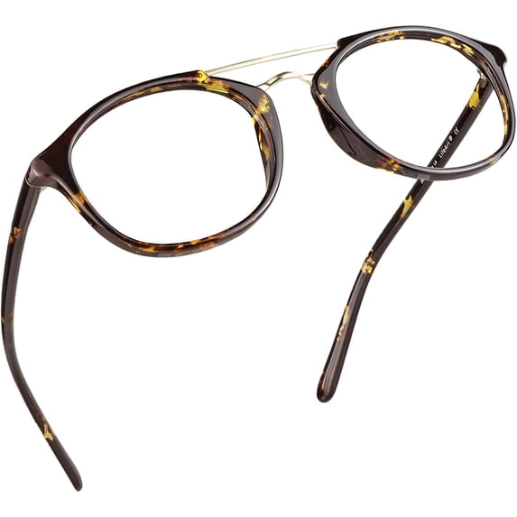 LifeArt Blue Light Blocking Glasses, Anti Eyestrain, Computer Reading Glasses, Gaming Glasses, TV Glasses for Women Men, Anti Glare (Tortoise, No Magnification)