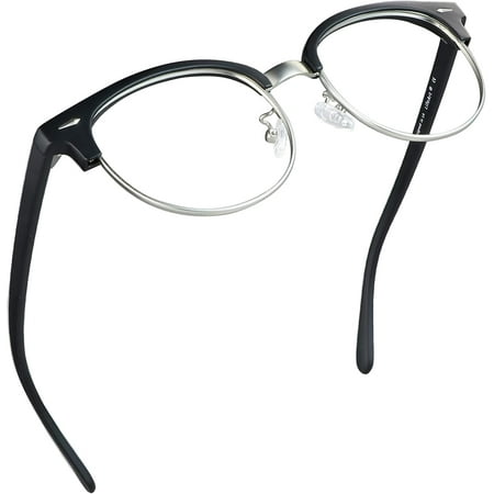 LifeArt Blue Light Blocking Glasses, Anti Eyestrain, Computer Reading Glasses, Gaming Glasses, TV Glasses for Women Men, Anti Glare (Black, +0.25 Magnification)