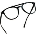 thumbnail image 1 of LifeArt Blue Light Blocking Glasses, Anti Eyestrain, Computer Reading Glasses, Gaming Glasses, TV Glasses for Women Men, Anti Glare (Black, +1.25 Magnification), 1 of 9