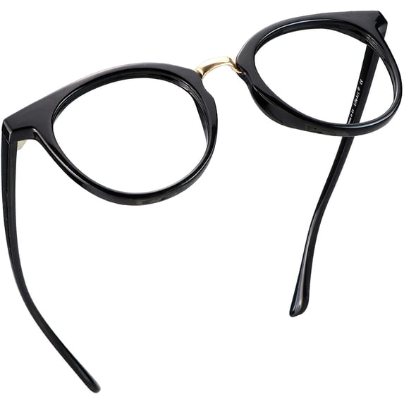 LifeArt Blue Light Blocking Glasses, Anti Eyestrain, Computer Reading Glasses, Gaming Glasses, TV Glasses for Women Men, Anti Glare (Black, +2.00 Magnification)