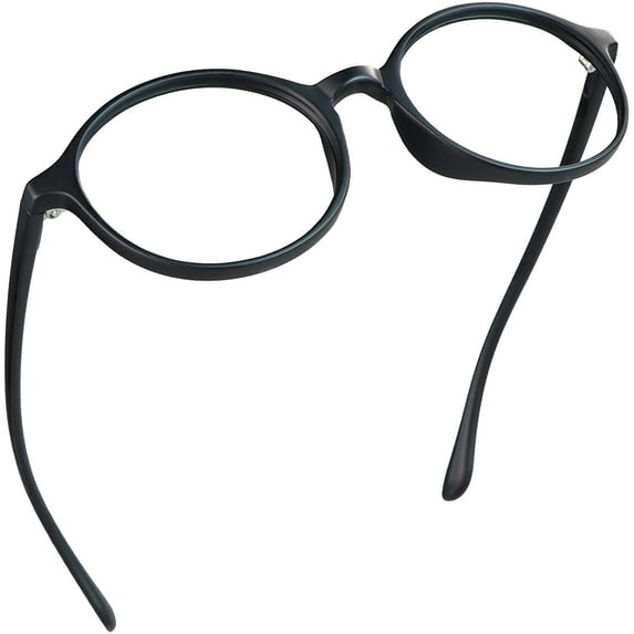 LifeArt Blue Light Blocking Glasses, Anti Eyestrain, Computer Reading Glasses, Gaming Glasses, TV Glasses for Women Men, Anti Glare (Black, +2.25 Magnification)