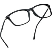 LifeArt Blue Light Blocking Glasses, Anti Eyestrain, Computer Reading Glasses, Gaming Glasses, TV Glasses for Women Men, Anti Glare Black, +2.50 Magnification